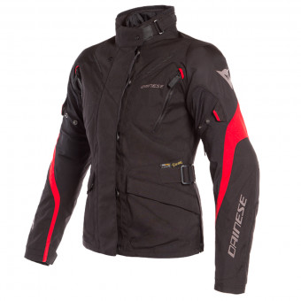 Motorcycle Jackets Dainese Tempest 2 Lady D-Dry Black Tour Red