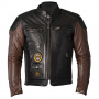 Motorcycle Jackets Helstons Tracker Leather Black Camel