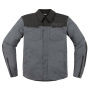 Motorcycle Jackets ICON Upstate Canvas Grey