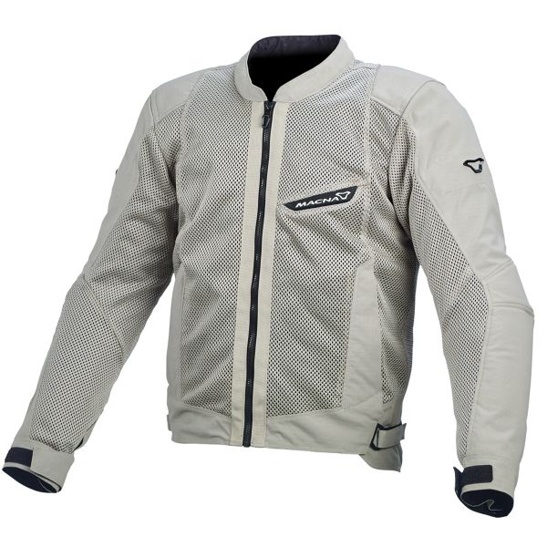 Motorcycle Jackets Macna Velocity Mesh Light Grey