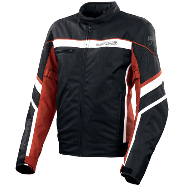 Motorcycle Jackets Bering Sweek Black White Red