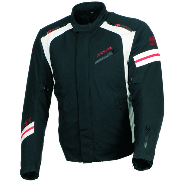 Motorcycle Jackets Bering Uzy Black White Red
