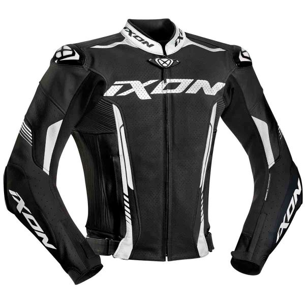 Ixon Vortex 2 Jacket Black White + Vortex 2 Pant Black White