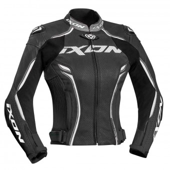 Motorcycle Jackets Ixon Vortex Lady Jacket Black White