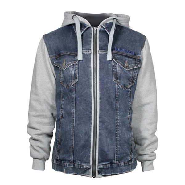 Motorcycle Jackets HARISSON West Side Blue Grey