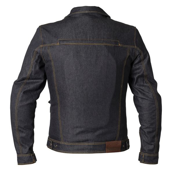Motorcycle jacket Helstons Yard Denim Raw Blue ready to ship | iCasque ...