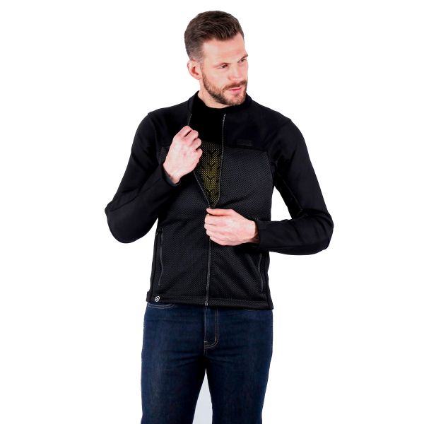 Motorcycle jacket Knox Zephyr Pro Black ready to ship iCasque