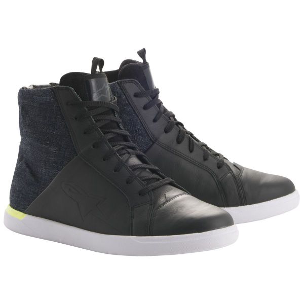 Motorcycle Trainers Alpinestars Jam Drystar Black Yellow Fluo