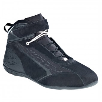 Motorcycle Trainers Ixon Speeder Waterproof Black White