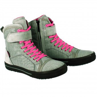Motorcycle Trainers Soubirac Atomic CE Lady Summer Grey