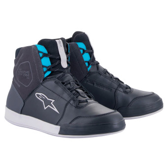 Motorcycle Trainers Alpinestars Chrome Women Drystar Black Asphalt Turquoise Motorcycle Trainers Alpinestars Chrome Women Drystar Black Asphalt Turquoise