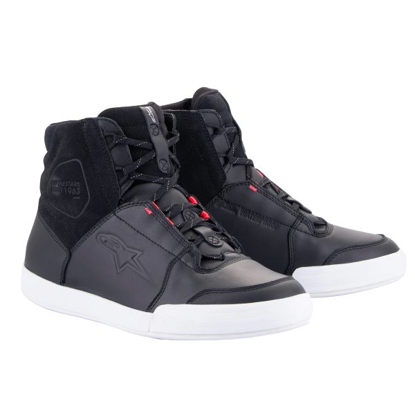 Motorcycle Trainers Alpinestars Chrome Women Drystar Black White Diva Pink