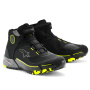 Motorcycle Trainers Alpinestars CR-X Drystar Black Dark Gray Yellow Fluo