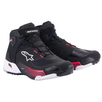 Motorcycle Trainers Alpinestars CR-X Women Black White Diva Pink Motorcycle Trainers Alpinestars CR-X Women Black White Diva Pink