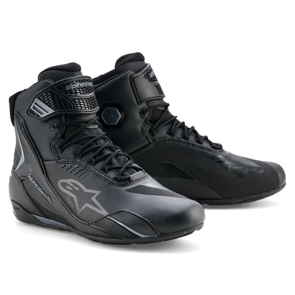 Motorcycle Trainers Alpinestars Faster 4 Drystar Black Cool Gray