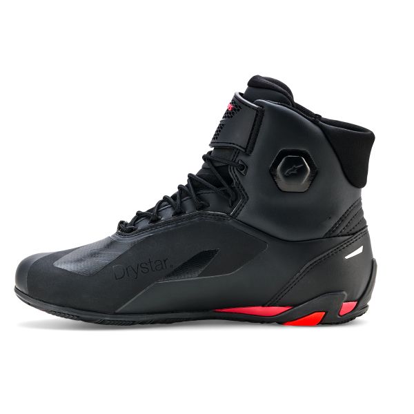 Alpinestars Faster 4 Drystar Black Rio Red Red Fluo