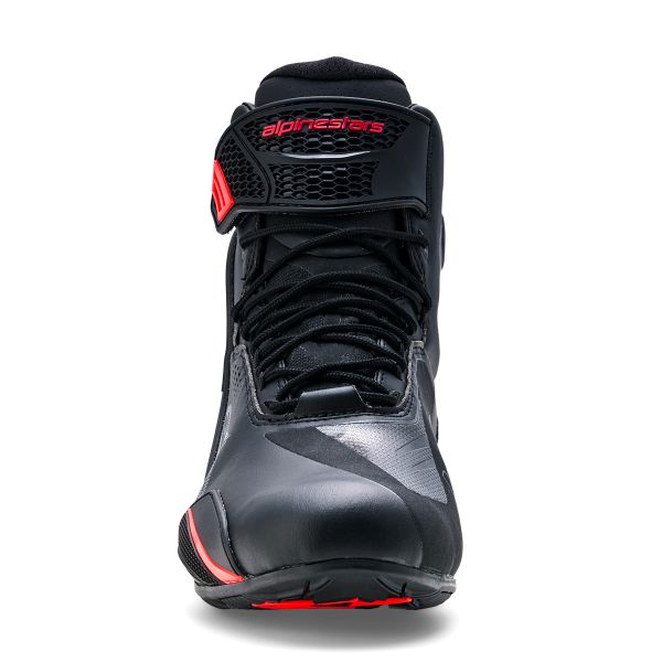 Alpinestars Faster 4 Drystar Black Rio Red Red Fluo