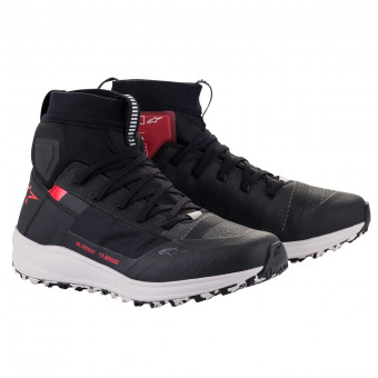 Motorcycle Trainers Alpinestars Speedforce Black White Red Motorcycle Trainers Alpinestars Speedforce Black White Red