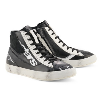 Motorcycle Trainers Alpinestars Stated Flair Black White