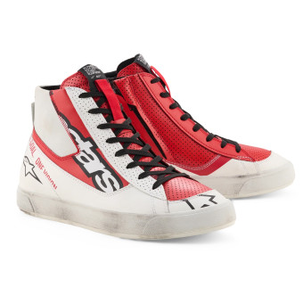 Motorcycle Trainers Alpinestars Stated Flair White Bright Red