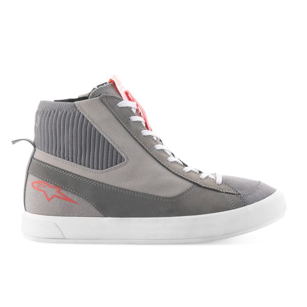Alpinestars Stated Light Gray Red Fluo White