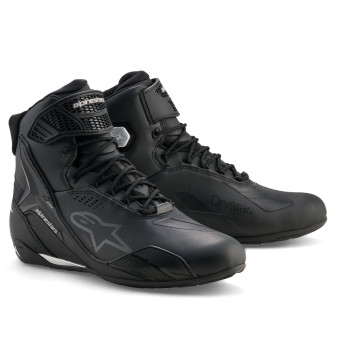 Motorcycle Trainers Alpinestars Stella Faster 4 Drystar Black Silver
