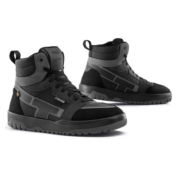 Motorcycle Trainers Falco Dagger Black Grey Motorcycle Trainers Falco Dagger Black Grey
