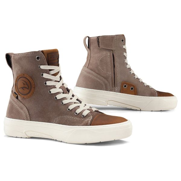 Motorcycle Trainers Falco Lennox 3 Lady Taupe Brown