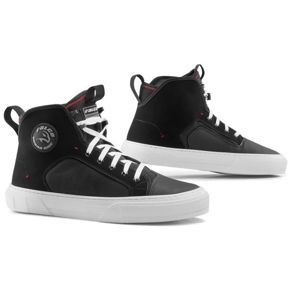 Motorcycle Trainers Falco Starboy 4 Black White