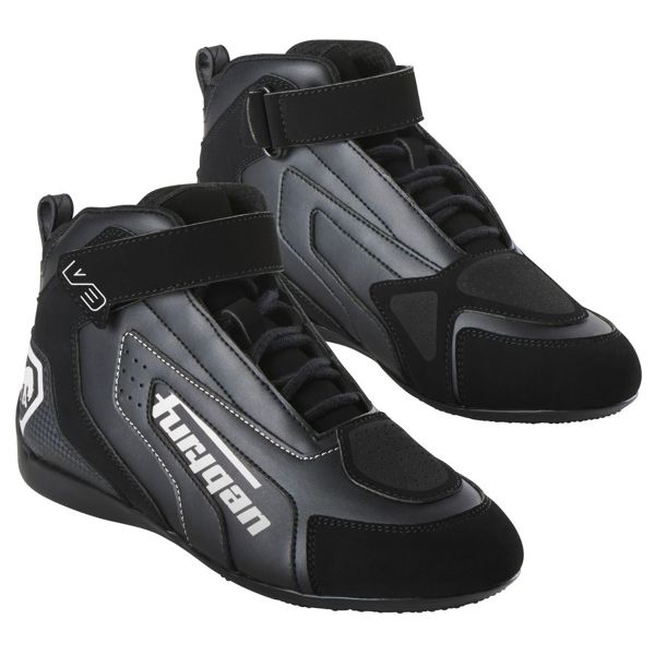 Motorcycle Trainers Furygan V3 Lady Black White Motorcycle Trainers Furygan V3 Lady Black White