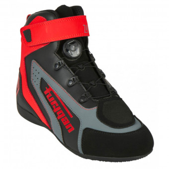 Motorcycle Trainers Furygan V4 Easy D3O Black Red Motorcycle Trainers Furygan V4 Easy D3O Black Red
