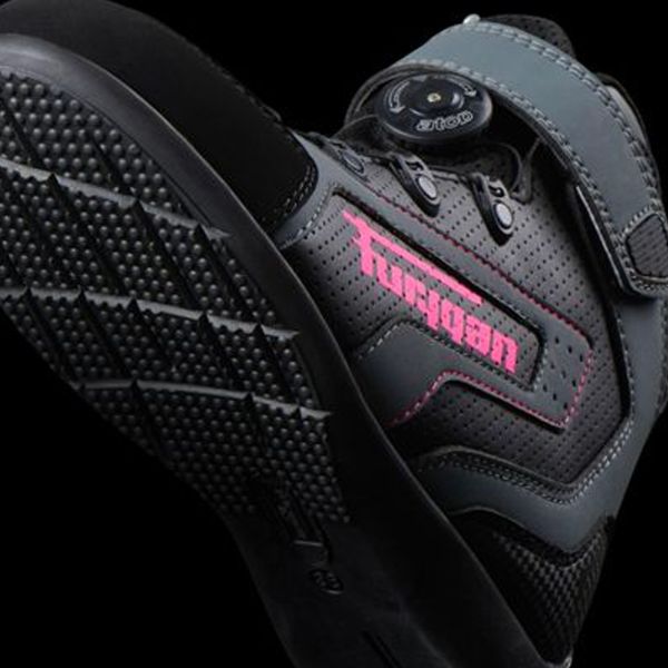 Furygan V4 Easy D3O Lady Vented Black Pink