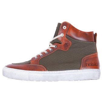 Motorcycle Trainers Helstons Maya Armalith Leather Kaki Old Brown Motorcycle Trainers Helstons Maya Armalith Leather Kaki Old Brown