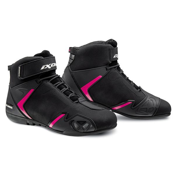 Motorcycle Trainers Ixon Gambler WP Lady Black Fushia Motorcycle Trainers Ixon Gambler WP Lady Black Fushia