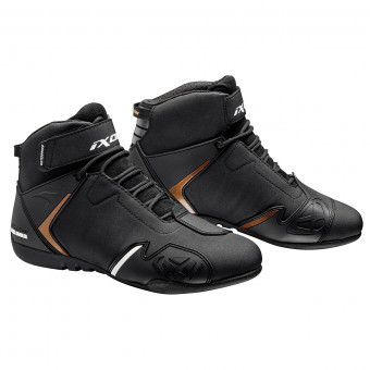 Motorcycle Trainers Ixon Gambler WP Lady Black Gold Motorcycle Trainers Ixon Gambler WP Lady Black Gold