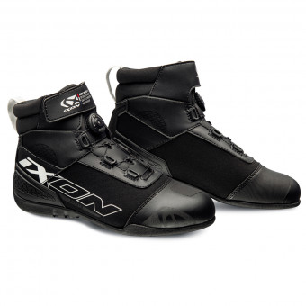 Motorcycle Trainers Ixon Ranker Black White