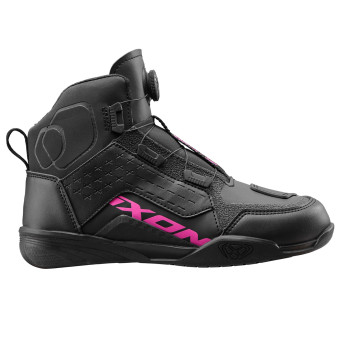 Motorcycle Trainers Ixon Vyper WP Lady Black Fuchsia