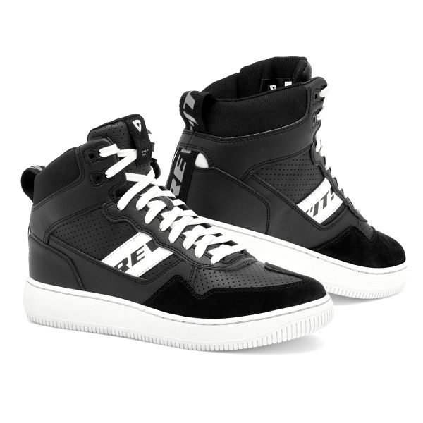 Motorcycle Trainers REV'IT Pacer Black White