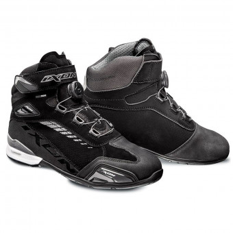 Motorcycle Trainers Ixon Bull Vented Black Grey