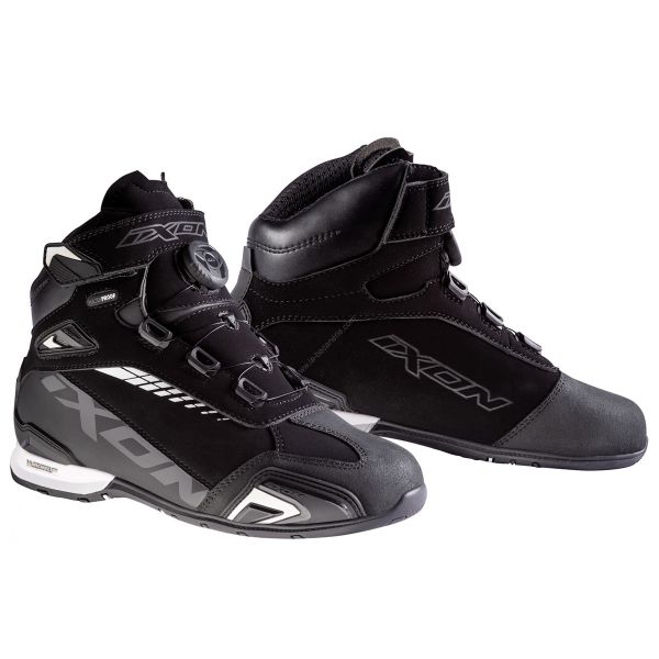 Motorcycle Trainers Ixon Bull WP Lady Black White Motorcycle Trainers Ixon Bull WP Lady Black White