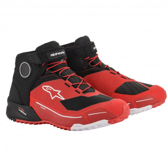 Motorcycle Trainers Alpinestars CR-X Drystar Red Black Motorcycle Trainers Alpinestars CR-X Drystar Red Black