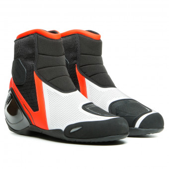 Motorcycle Trainers Dainese Dinamica Air Black Fluo Red White Motorcycle Trainers Dainese Dinamica Air Black Fluo Red White