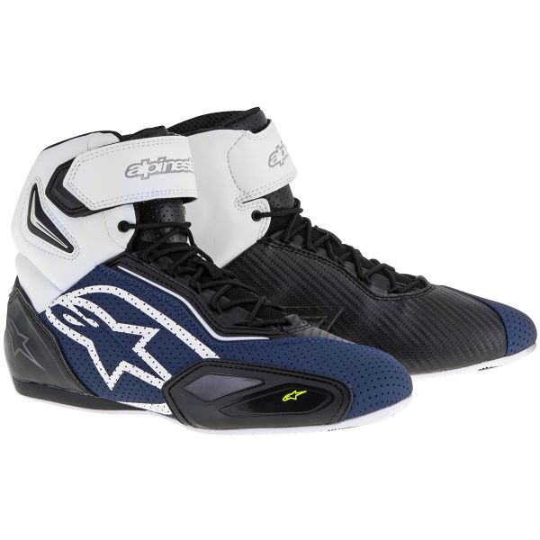Motorcycle Trainers Alpinestars Faaster 2 Vented Black Navy
