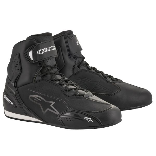 Motorcycle Trainers Alpinestars Faster 3 Black Black