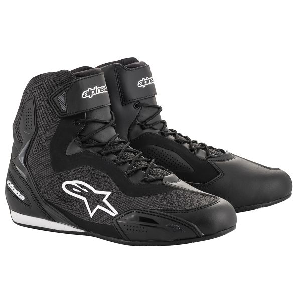 Motorcycle Trainers Alpinestars Faster 3 Rideknit Black Motorcycle Trainers Alpinestars Faster 3 Rideknit Black