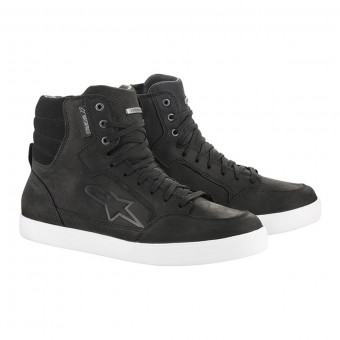 Motorcycle Trainers Alpinestars J-6 Waterproof Black White Motorcycle Trainers Alpinestars J-6 Waterproof Black White