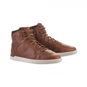 Motorcycle Trainers Alpinestars J-Cult Drystar Brown