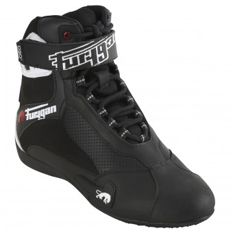 Motorcycle Trainers Furygan Fast Air D3O Black White Motorcycle Trainers Furygan Fast Air D3O Black White