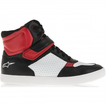Motorcycle Trainers Alpinestars Lunar Black White Red