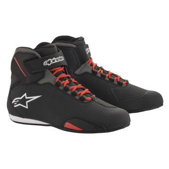 Motorcycle Trainers Alpinestars Sektor Black Red Motorcycle Trainers Alpinestars Sektor Black Red